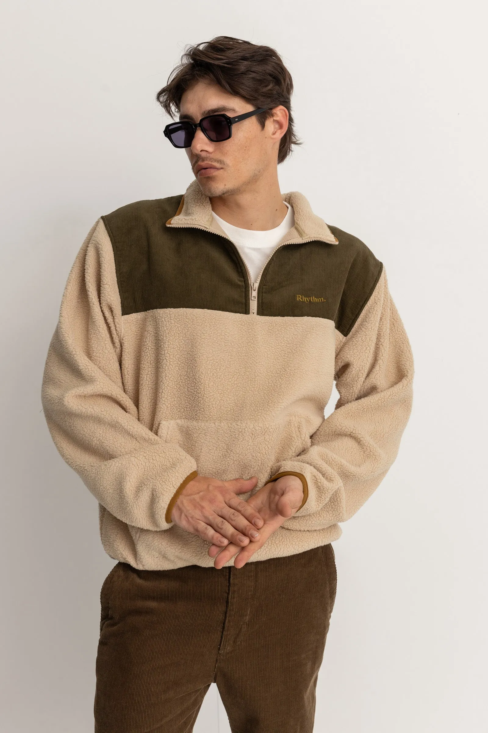 Tamas Half Zip Pull Over Bark