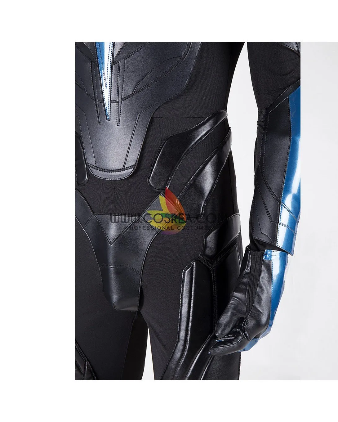 Titans Nightwing PU Leather Cosplay Costume