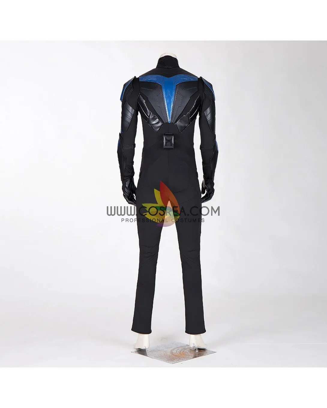 Titans Nightwing PU Leather Cosplay Costume