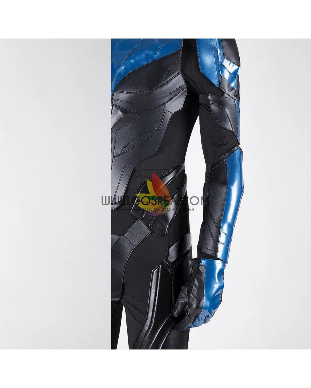 Titans Nightwing PU Leather Cosplay Costume