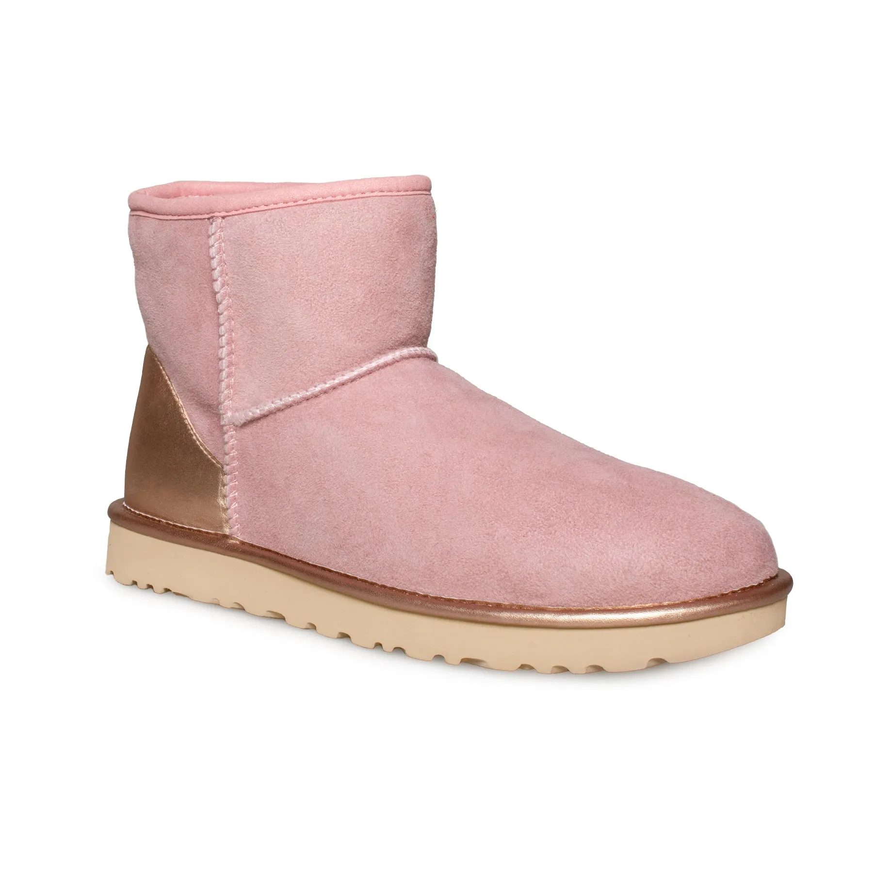 UGG Classic Mini Shine Shell Pink Boots - Women's