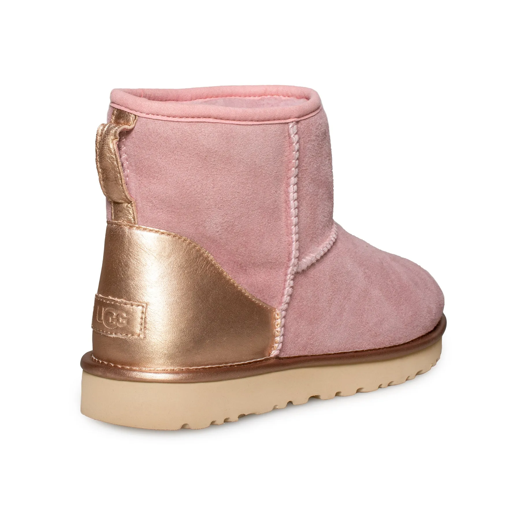 UGG Classic Mini Shine Shell Pink Boots - Women's