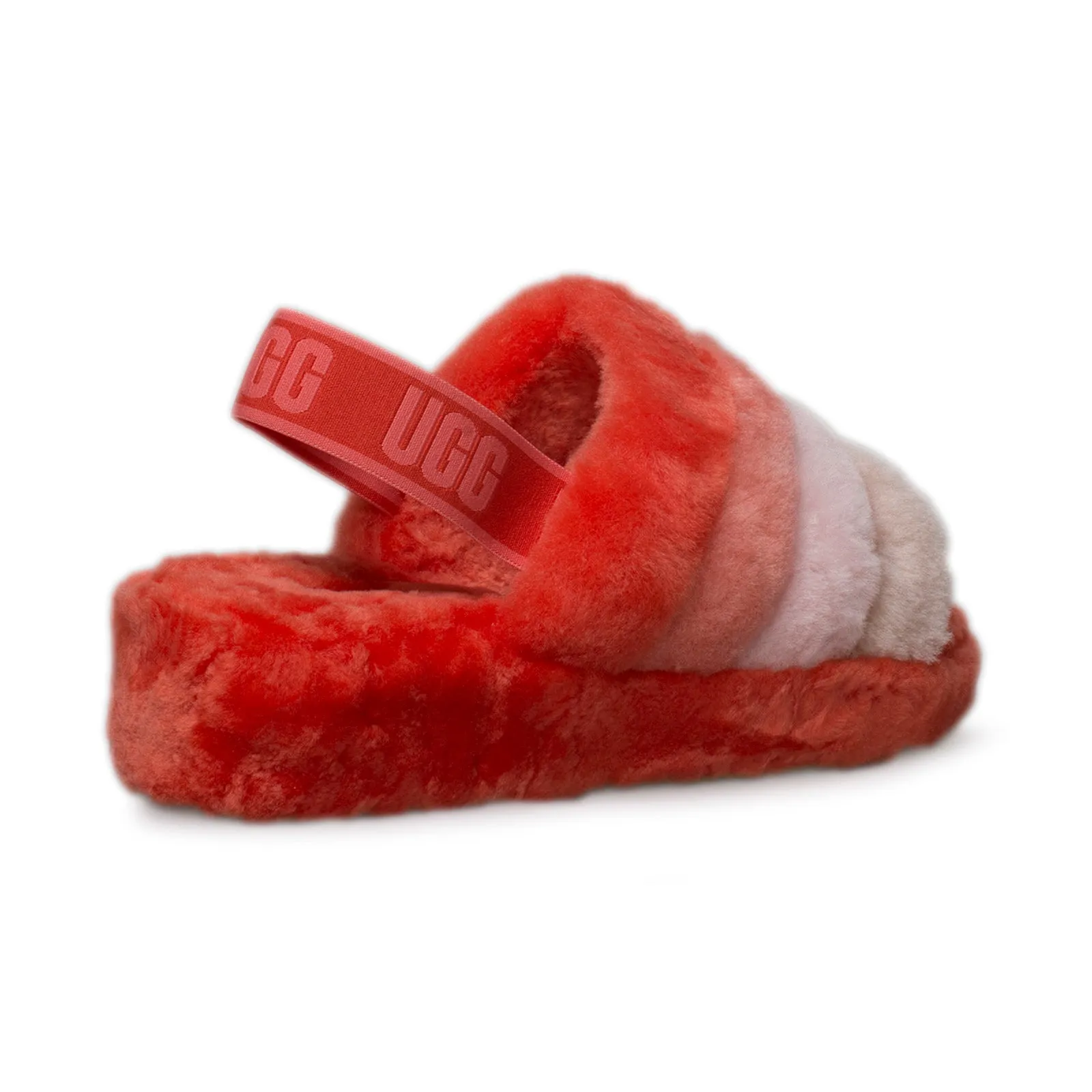 UGG Fluff Yeah Slide Lava Flow Multi Slippers - Women's