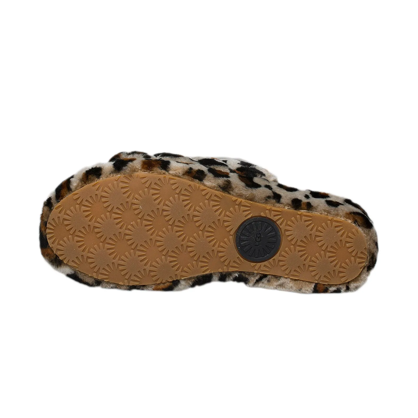 UGG Fluff Yeah Slide Leopard Amphora Slippers - Women's