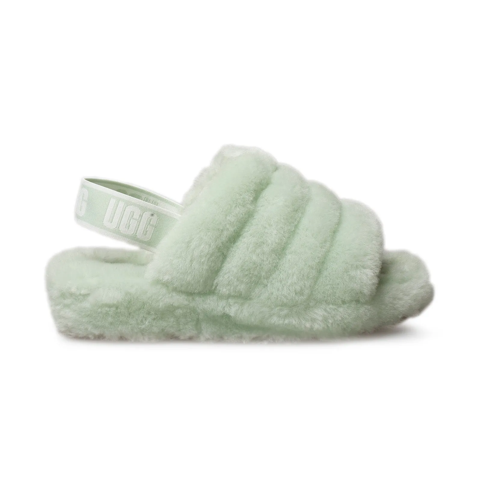 UGG Fluff Yeah Slide Retro Mint Sandals - Women's