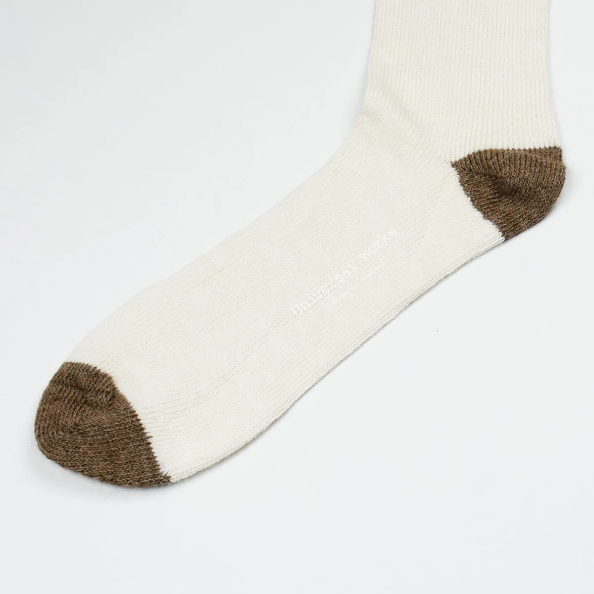 Universal Works - Alpaca Socks - Ecru