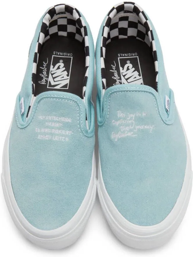 Vans Blue Ray Barbee Edition OG Classic Slip-On LX Sneakers