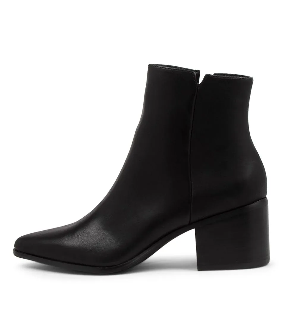 VERALI Flickel Black Ankle Boots