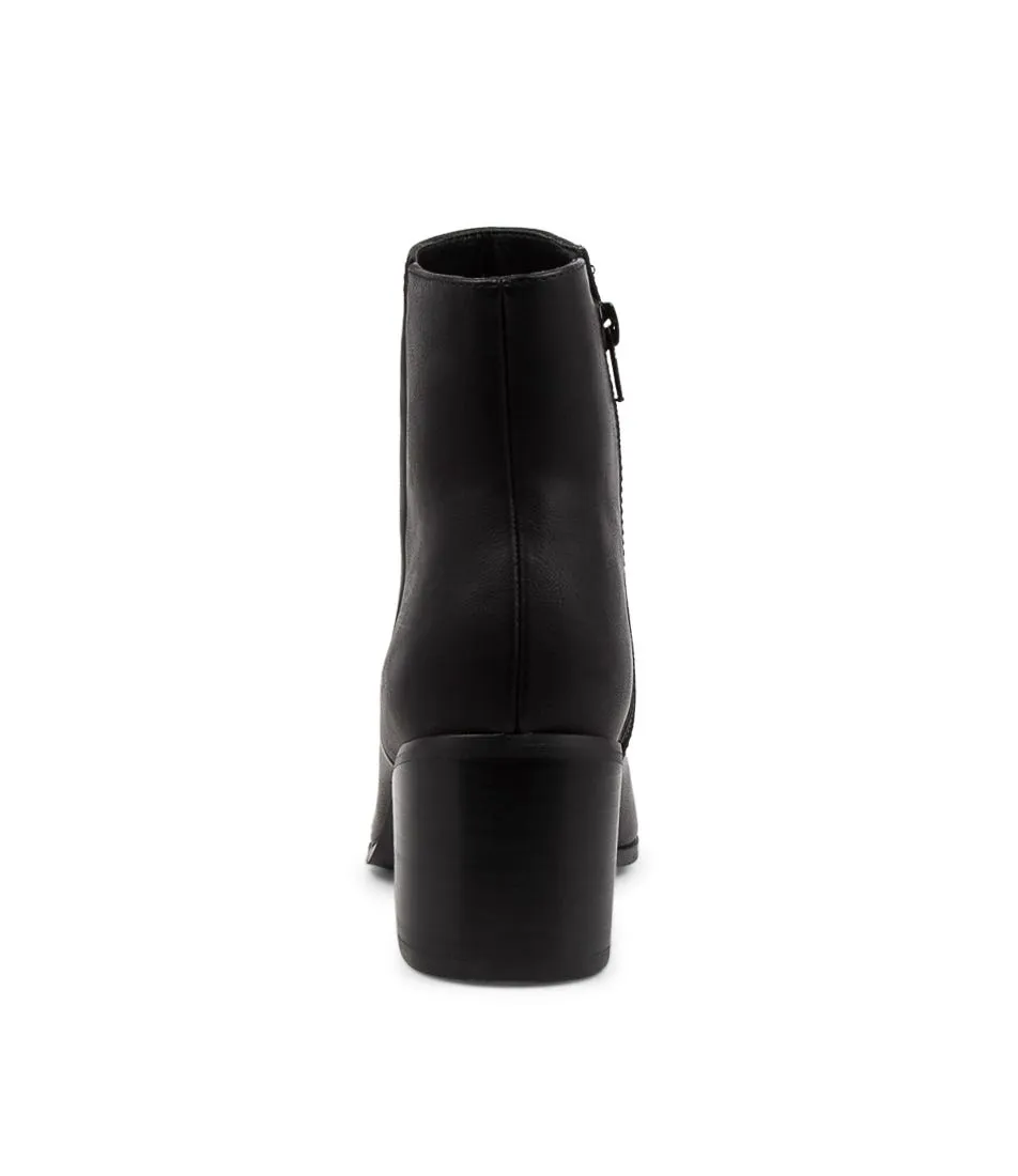 VERALI Flickel Black Ankle Boots