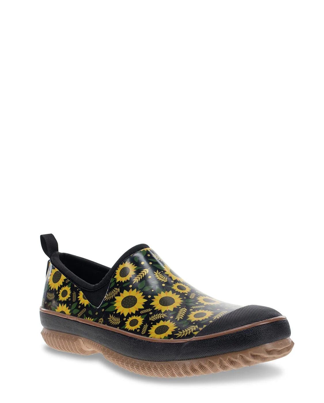 Western Chief Women's Golden Fields Neoprene Slip On in Black