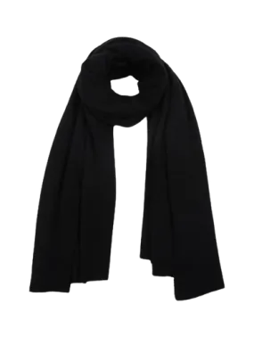 White + Warren Cashmere Travel Wrap, Black