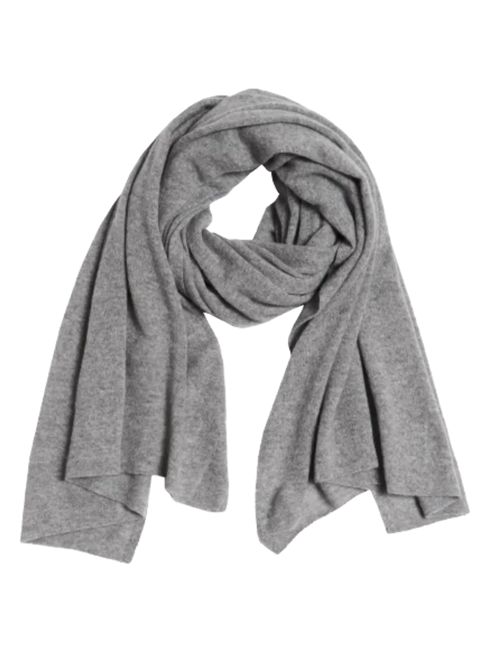 White + Warren Cashmere Travel Wrap, Grey Heather