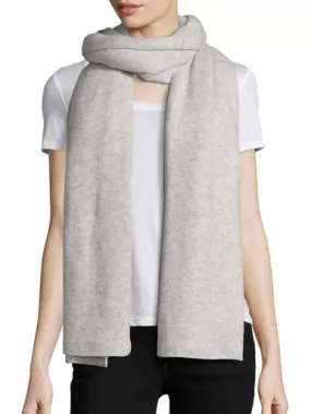 White + Warren Cashmere Travel Wrap, Misty Grey