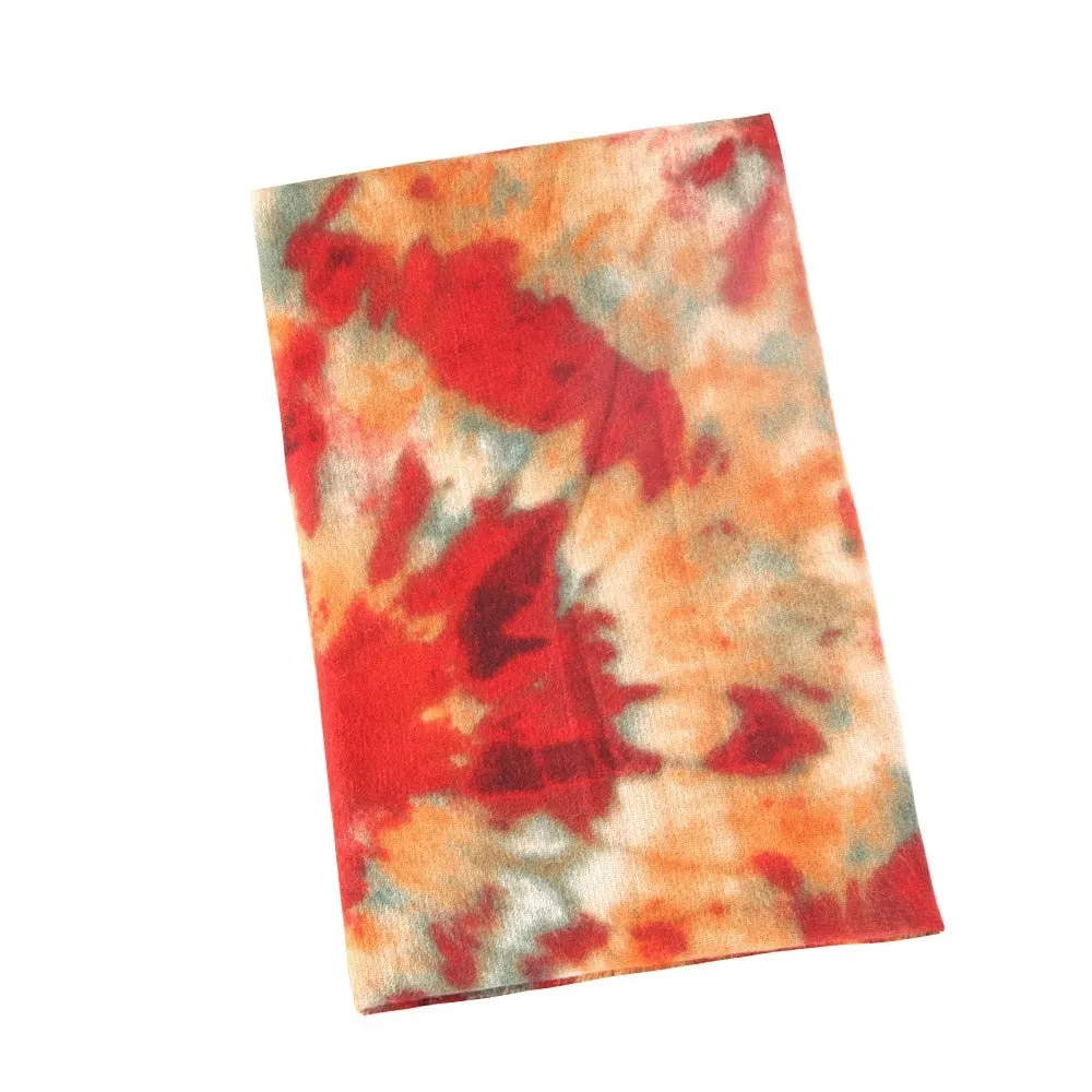 Women's Cashmere Water Color Printed Soft Wrap Pashmina Shawl