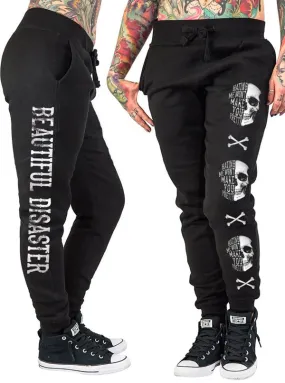 Women's Hating Me Skull Joggers