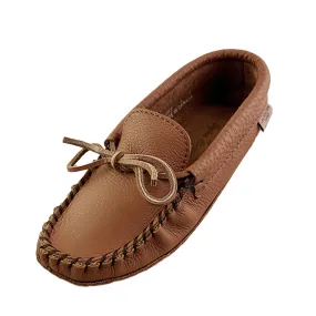 Women's Soft Sole Brown Leather Moccasins