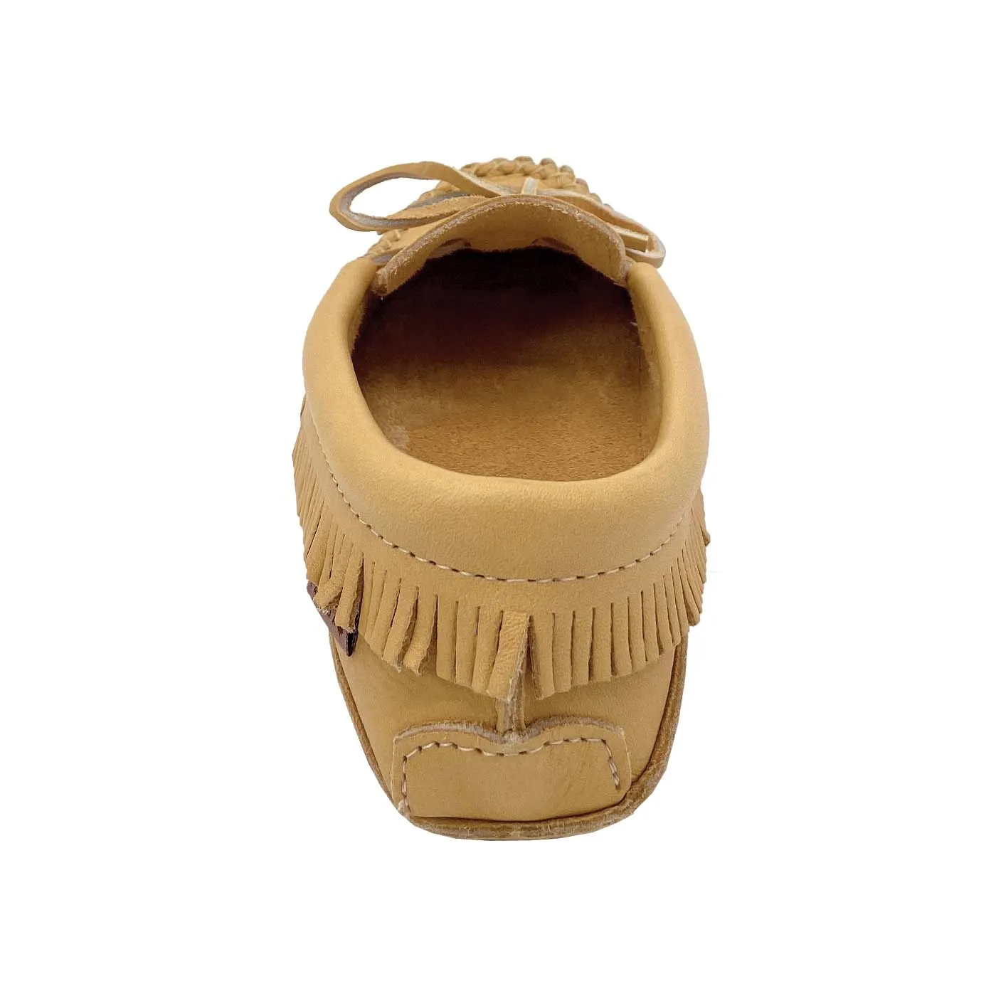 Women's Soft Sole Moose Hide Leather Beaded Moccasins