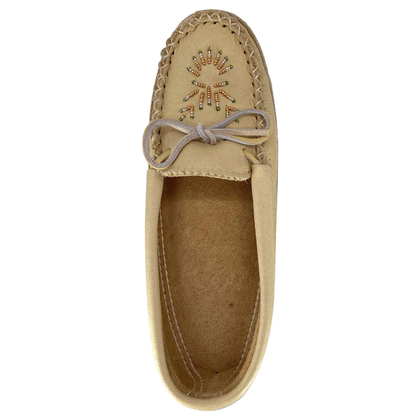 Women's Soft Sole Moose Hide Leather Moccasins