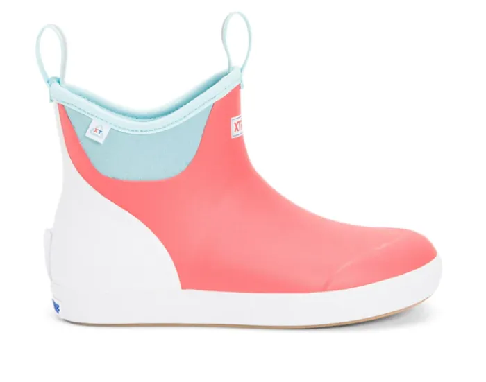 XTRATUF 6" Ankle Deck ECO Womens Boots - Coral