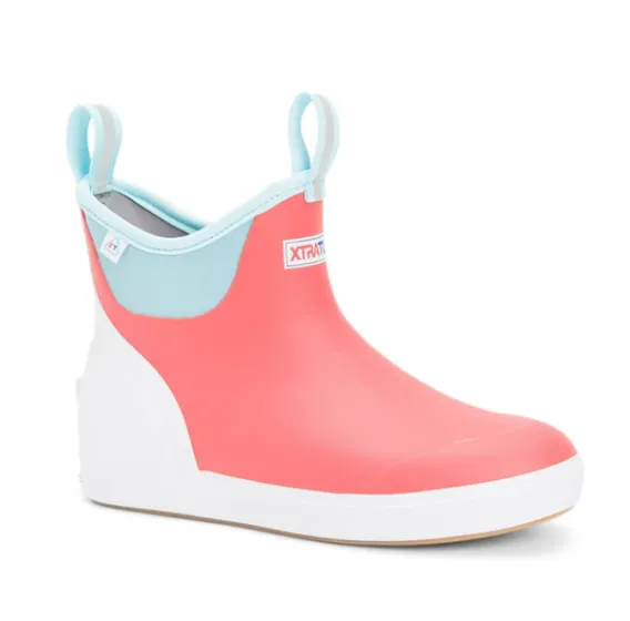 XTRATUF 6" Ankle Deck ECO Womens Boots - Coral