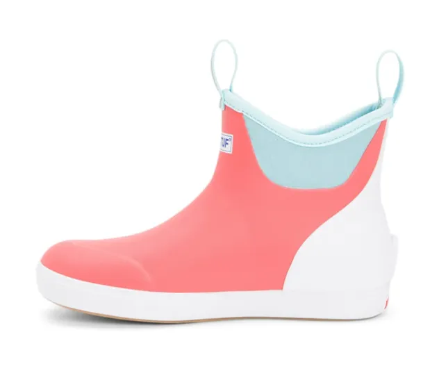 XTRATUF 6" Ankle Deck ECO Womens Boots - Coral