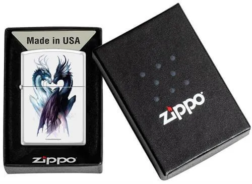 Yin Yang Dragons Zippo Lighter