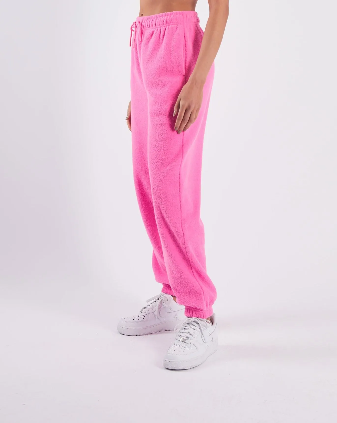 Zarina Towelling Pants Candy Pink