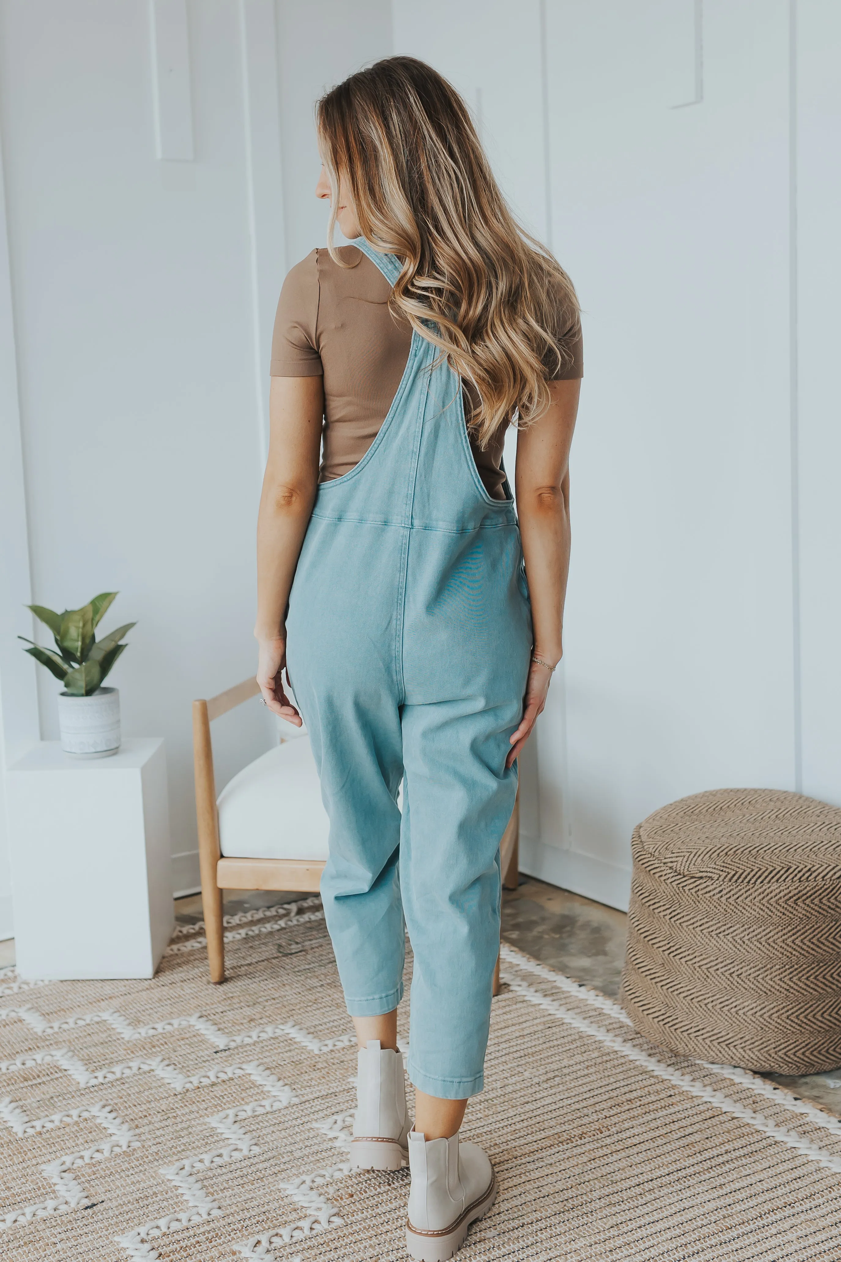 Zenana Knot Strap Overalls - 4 Colors