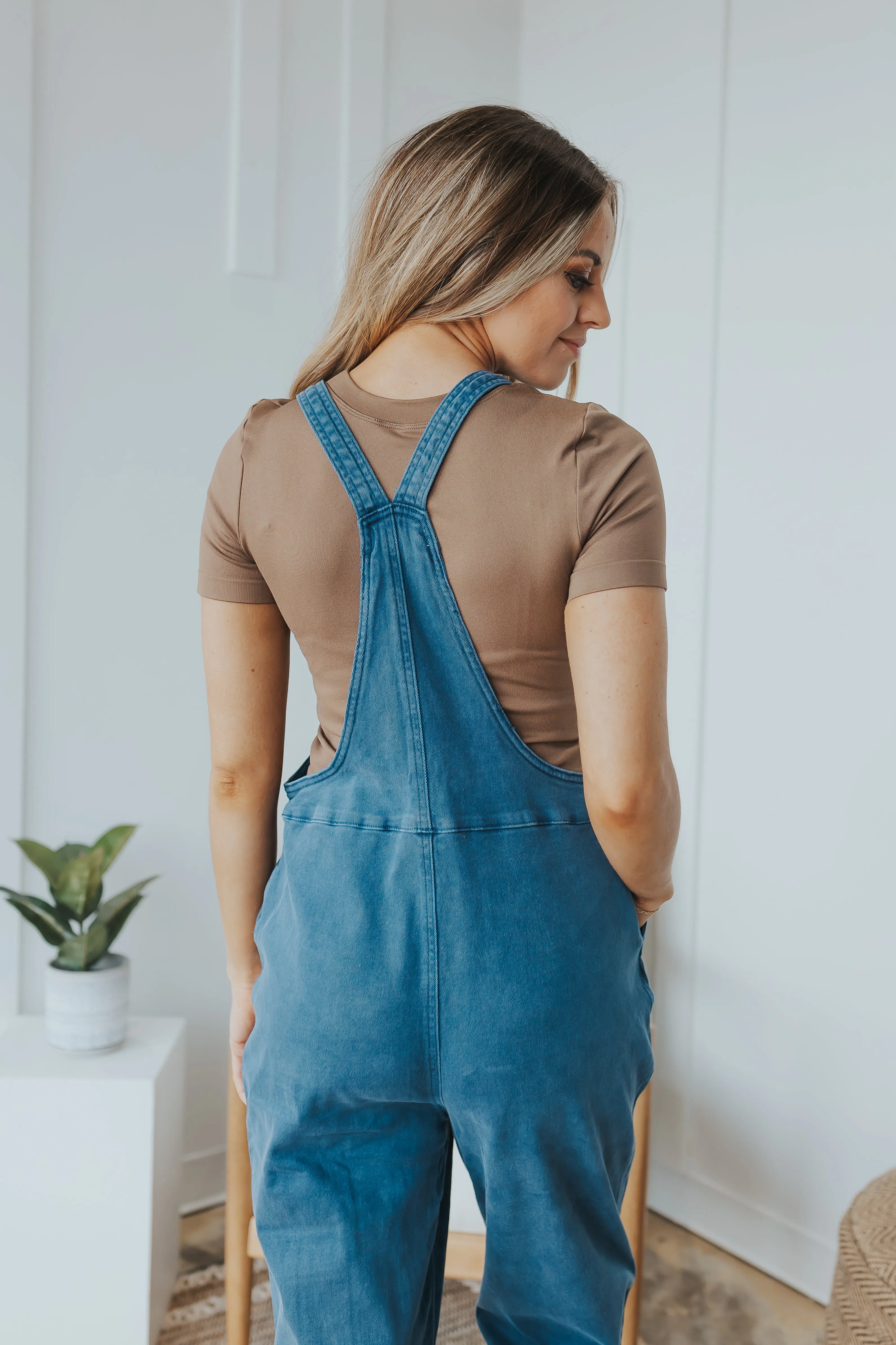 Zenana Knot Strap Overalls - 4 Colors